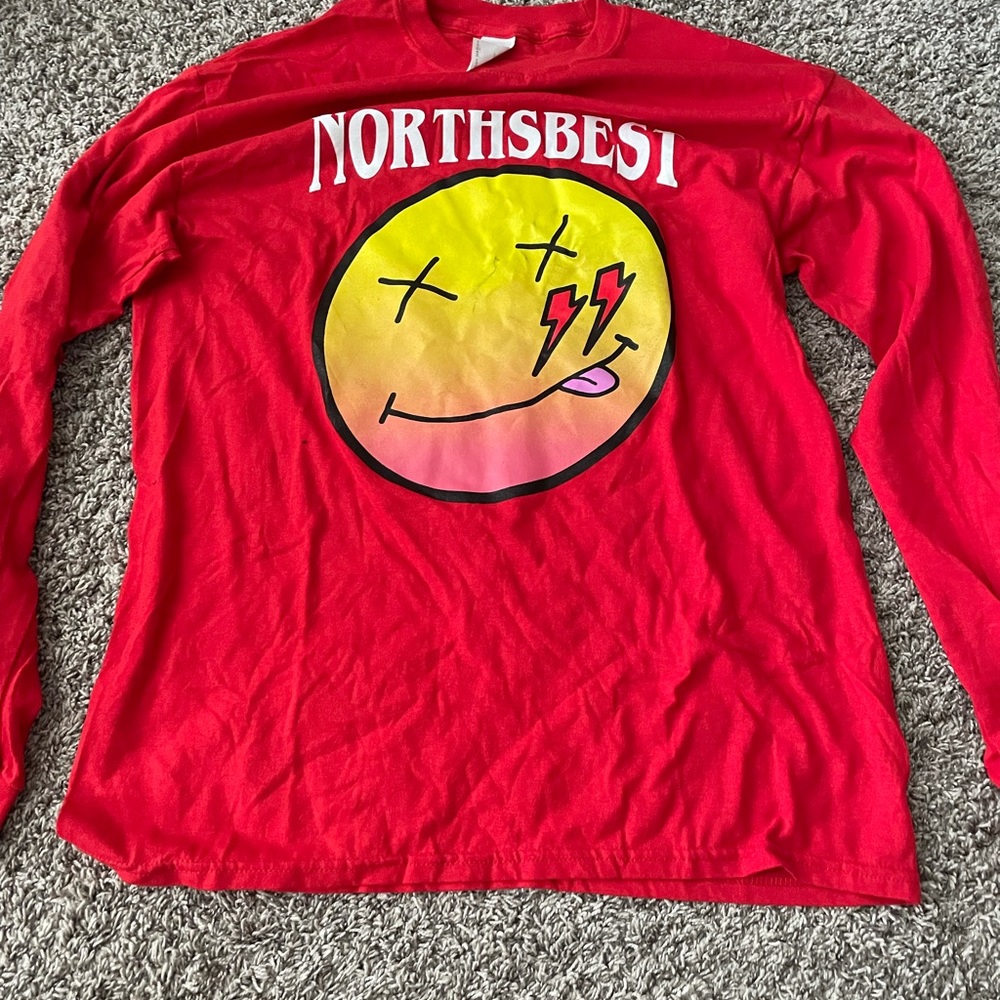 Lil Mosey NORTHSBEST Longsleeve Red L